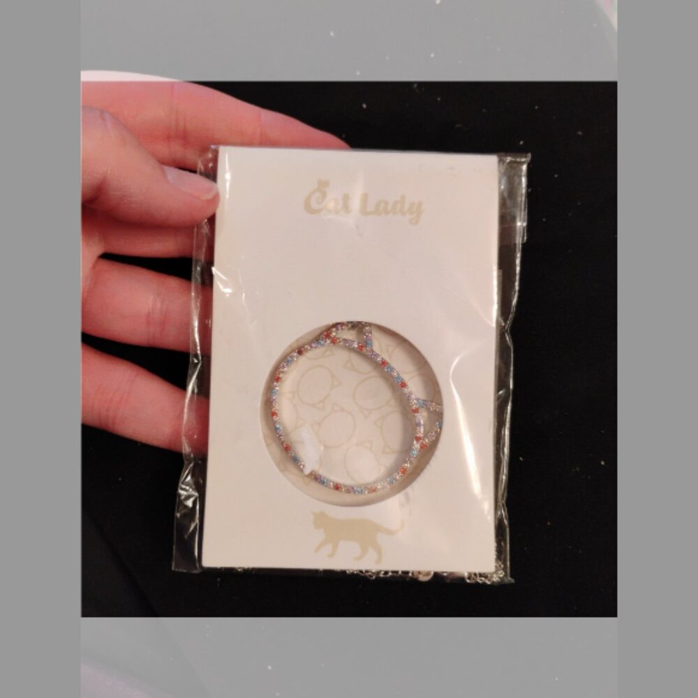 Cat lady necklace